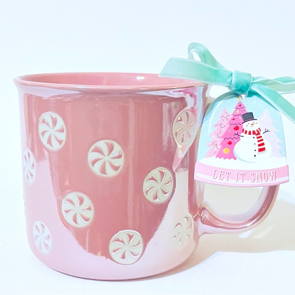 🍬Pink Iridescent ChristmasMug - Picture 1 of 5